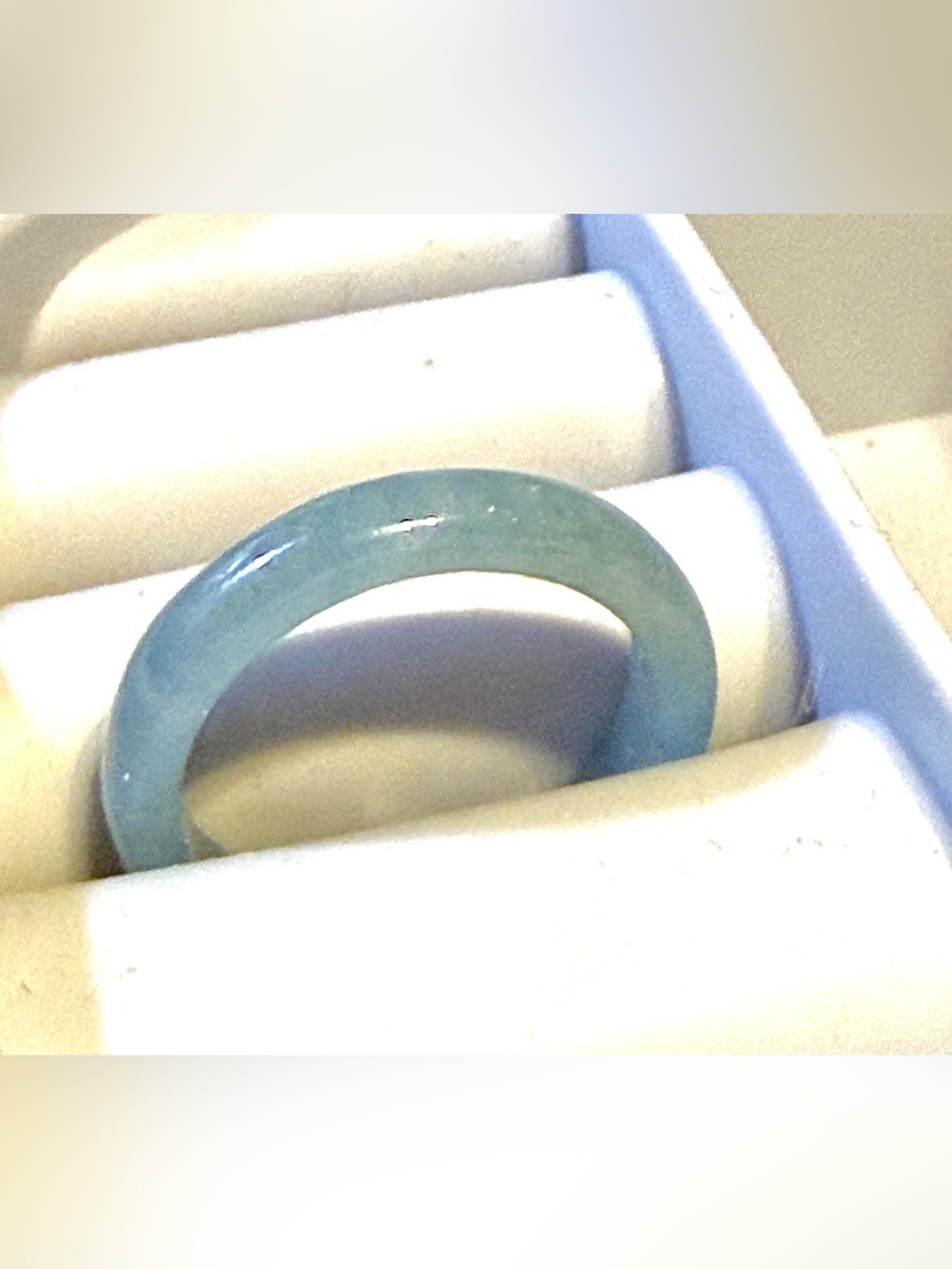 Light Blue Jade Ring - Women Jewelry